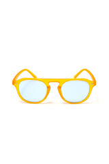 Fototapeta premium creative sunglasses on white background