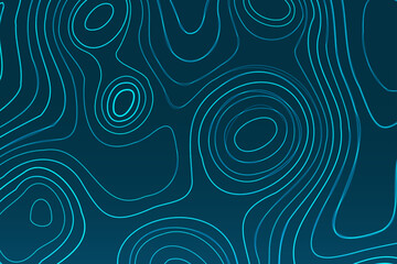 Abstract topographic contour in lines and contours