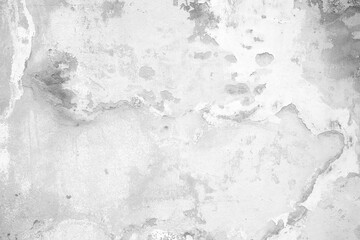 White Grunge Concrete Wall Texture for Background.
