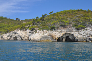 White cliffs in Vieste