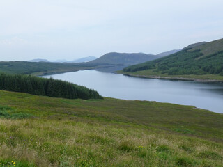 Obraz premium Loch Cluanie in Scotland