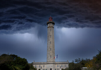 Phare des baleines, whale lighthouse,  ile de Re island, france