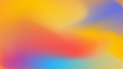 Abstract gradient fluid blur background with grainy texture and colorful rainbow gradient. Modern wallpaper design for social media, idol poster, banner, flyer.