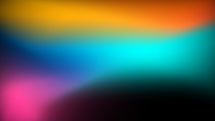 Abstract gradient fluid blur background with grainy texture and colorful rainbow gradient. Modern wallpaper design for social media, idol poster, banner, flyer.