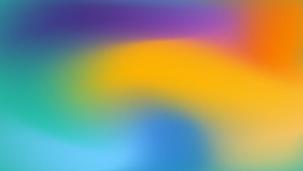 Glittering gradient background with hologram effect and magic lights. Holographic abstract fantasy backdrop with fairy sparkles, gold stars and festive blur