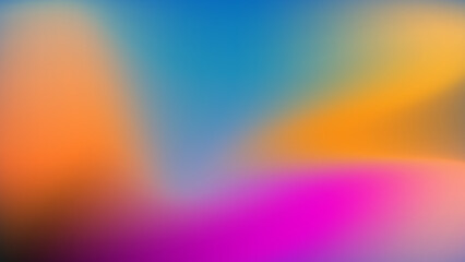 Abstract blue and purple liquid wavy shapes futuristic banner. Glowing retro waves vector background