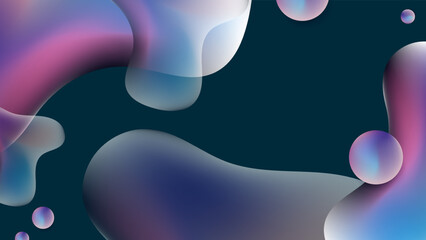 Abstract colorful fluid blur background with 3D render. Water surface. Blue abstract background. Vector illustration for design. Abstract 3D Background. Abstract pastel blurred grainy gradient texture