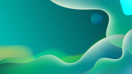 Abstract colorful fluid blur background with 3D render. Water surface. Blue abstract background. Vector illustration for design. Abstract 3D Background. Abstract pastel blurred grainy gradient texture