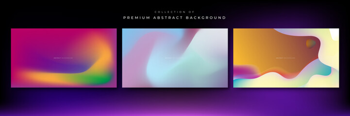 Abstract blurred gradient background with grainy texture vector.