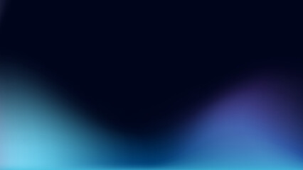 Abstract 3D dark blue and black background with fluid gradient grainy texture and liquid shapes. Modern wallpaper design for social media, idol poster, banner, flyer.