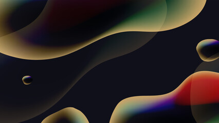 abstract 3d red and black background with fluid liquid gradient texture