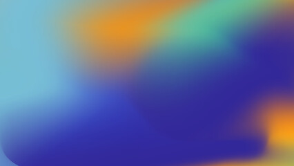 Blurred backgrounds set with modern abstract blurred color gradient patterns. Smooth templates collection for brochures, posters, banners, flyers and cards. Vector illustration.