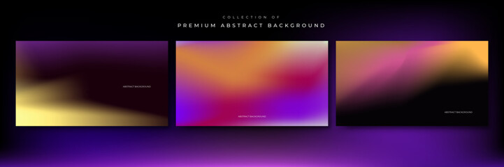 blue pink red black yellow green orange blur abstract background