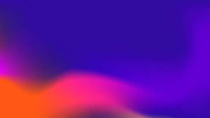 Pink green orange yellow and dark blue cyberpunk abstract background with liquid fluid gradient blur