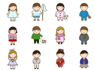 子供の素材セット