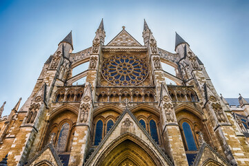 Westminster Abbey, iconic landmark in London, UK