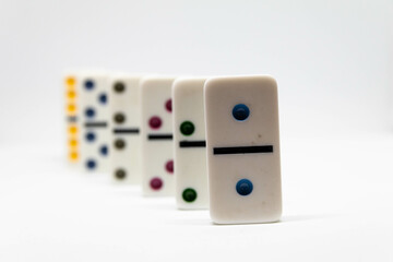 Ficha de domino: doble 1