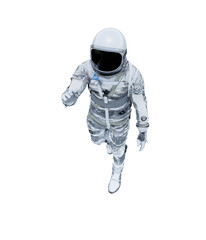 Astronaut transparent 3D rendering High Quality