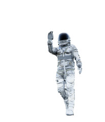 Astronaut transparent 3D rendering High Quality