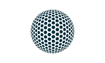 golf ball isolated on white