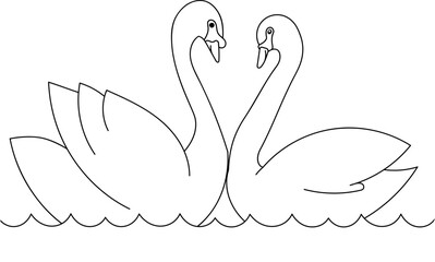 Cute coloring page for kids with cartoon baby rabbit. Cartoon vector illustration for children isolated on white background.