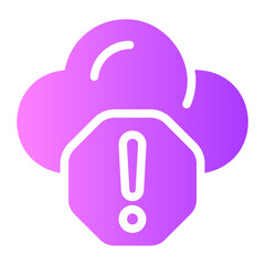 error gradient icon