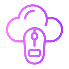 mouse gradient icon