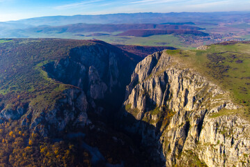 Landscape of Turda gorges - Romania