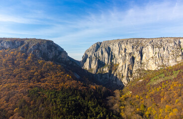 Landscape of Turda gorges - Romania