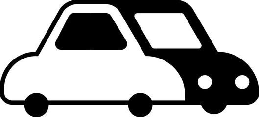 Car line vector icon