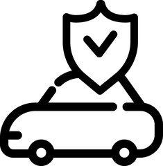 Car insurance icon