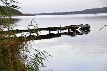 Idyllischer Blick auf den See 