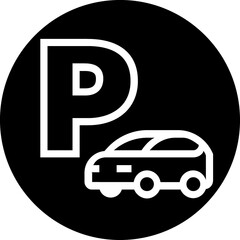 Car parking sign