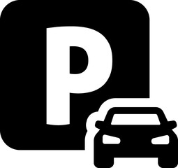 Car parking sign