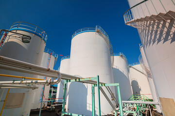 Station storage tank oil factory during refinery Petrochemistry industry