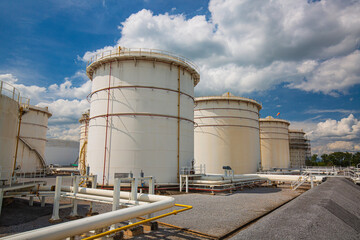 Station storage tank oil factory during refinery Petrochemistry industry