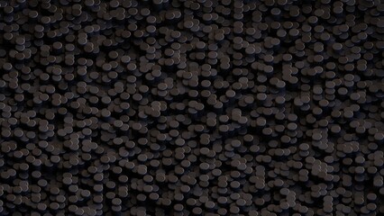 3D Futuristic circles background Abstract geometric grid pattern.