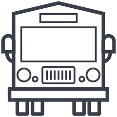 Bus Line Illustration