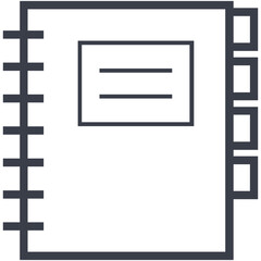 Diary Vector Icon