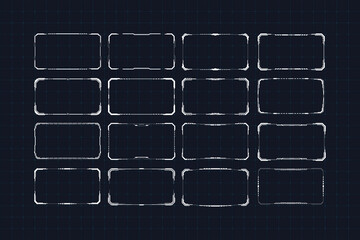 Abstract tech frame design