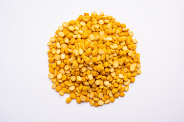 Split Chickpea Also Know as Chana Dal, Yellow Chana Split Peas, Dried Chickpea Lentils