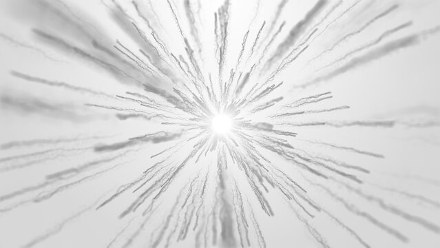 Splash element color powder explosion gray particles soft white corporate, business 4K background