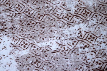 Close-up of decorative carpet models
