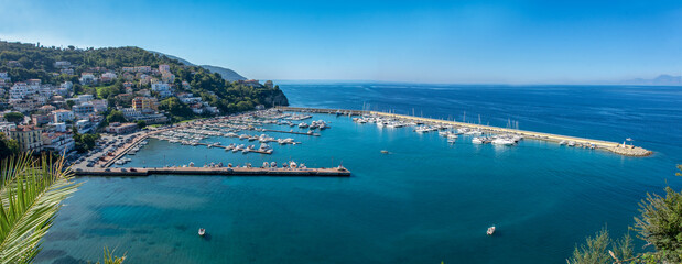 Fototapeta premium Harbor tourist by Agropoli village. Italy.
