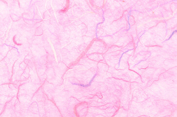 The Pink mulberry paper texture as background.