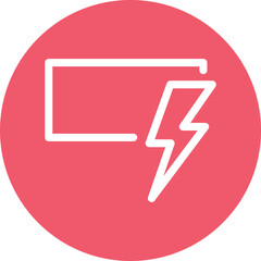 Battery charge Vector icon which is suitable for commercial work and easily modify or edit it
