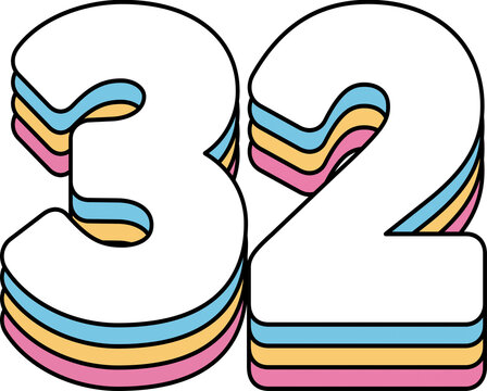 Number 32" Images – Browse 339,206 Stock Photos, Vectors, and Video | Adobe  Stock