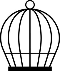 Birdcage lineaar icon