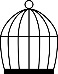 Birdcage lineaar icon