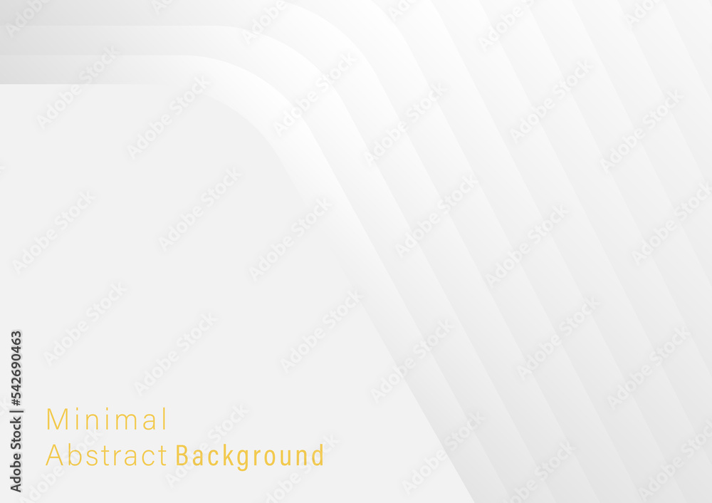 Poster abstract geometric background, grey and white gradient, multi layer ractangle shape, vector backgrou